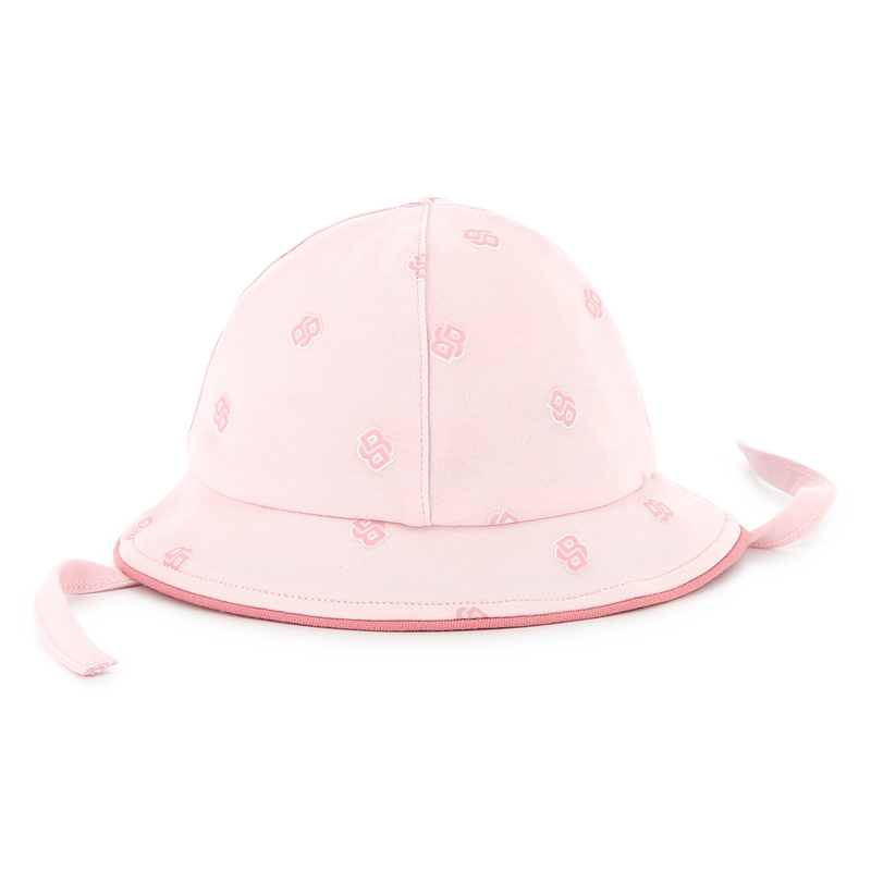 Baumwoll-Hut mit B&auml;ndern BOSS 
                        GIRL