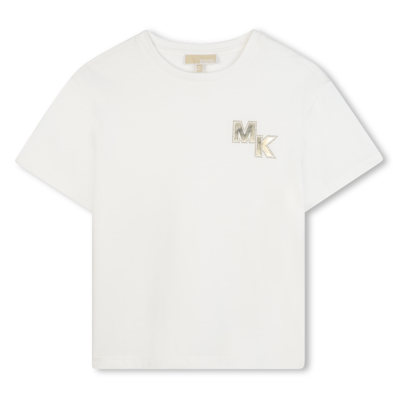 Kurzärmeliges T-Shirt aus Jersey MICHAEL KORS 
                        GIRL