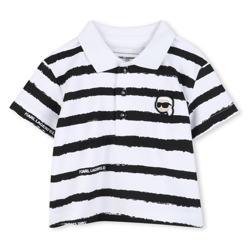 POLO- UND SHORTS-SET KARL LAGERFELD KIDS 
                        BOY