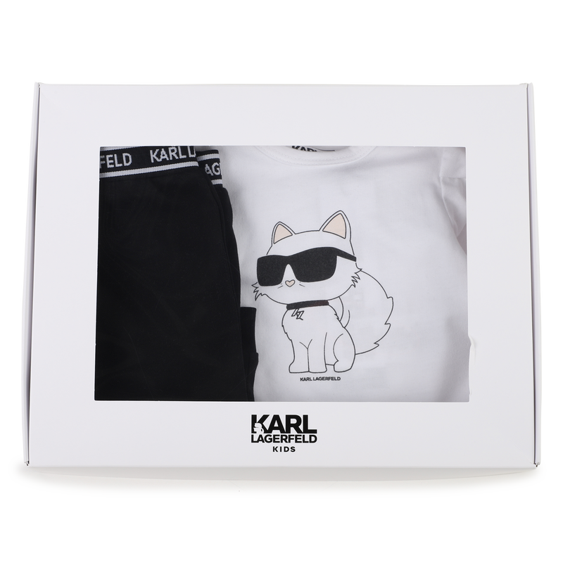 Set mit T-Shirt und Leggings KARL LAGERFELD KIDS 
                        GIRL
