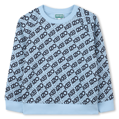Baumwoll-Sweatshirt mit Print KENZO KIDS BOY