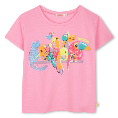 T-Shirt mit Druck &amp; Pailletten BILLIEBLUSH GIRL