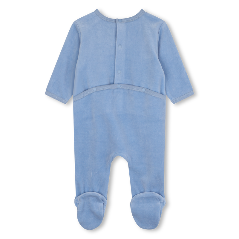 Velours-Pyjama mit Stickerei KENZO KIDS 
                        BOY