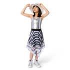Asymmetrischer rock KARL LAGERFELD KIDS 
                    GIRL