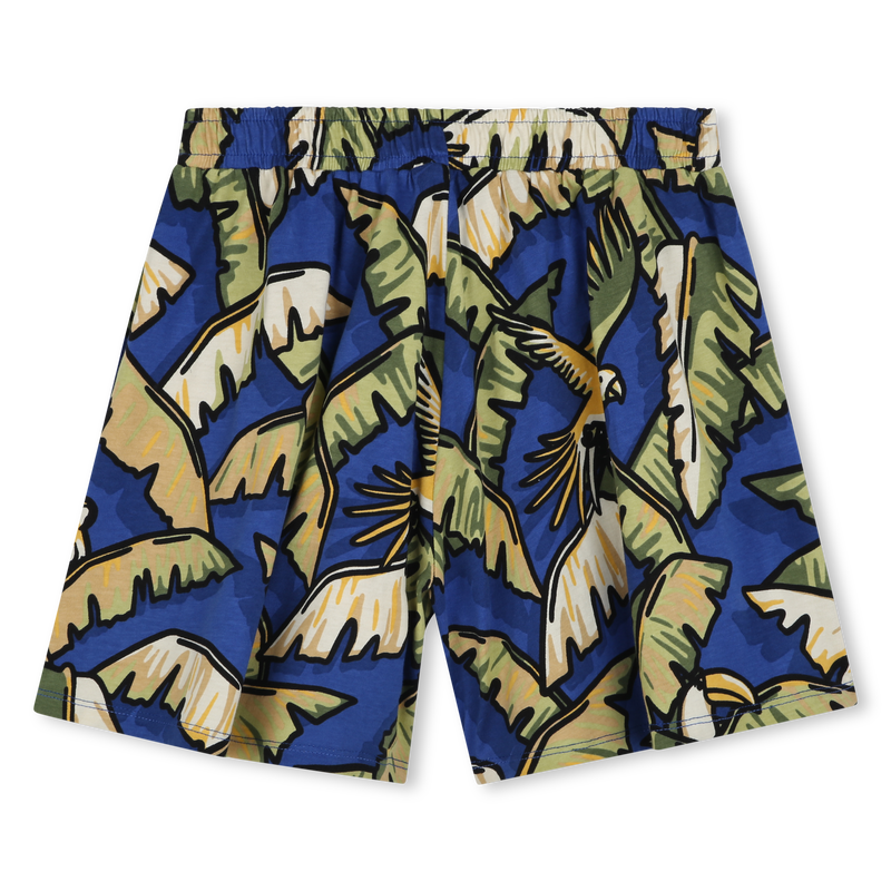 Gemusterte Baumwoll-Shorts KENZO KIDS 
                        GIRL