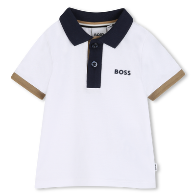 KURZ&Auml;RMELIGES POLOSHIRT BOSS BOY