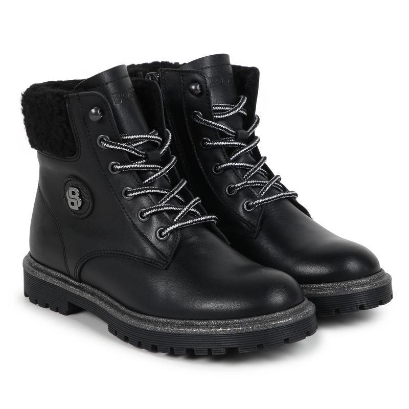 Leder-Stiefeletten BOSS 
                        GIRL