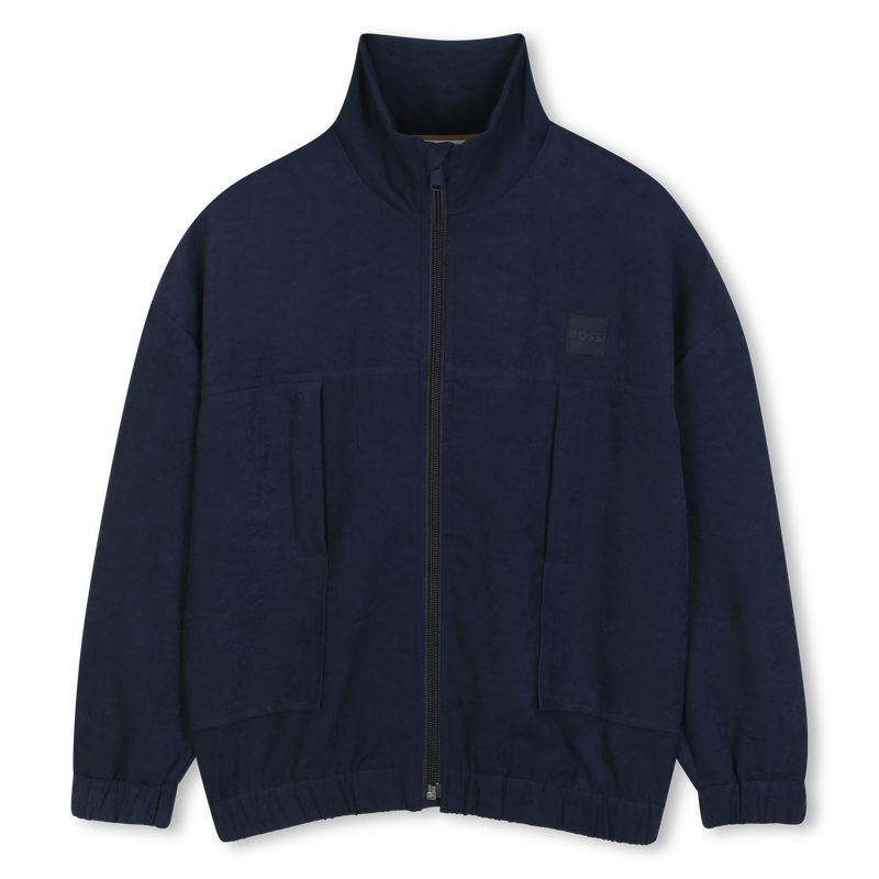 Strickjacke aus satinierter Baumwolle BOSS 
                        BOY