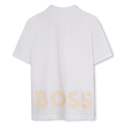 Baumwoll-Poloshirt mit Logo BOSS 
                    BOY