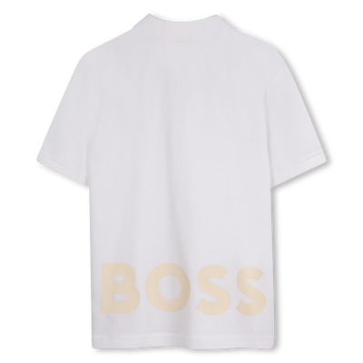 Baumwoll-Poloshirt mit Logo BOSS BOY
