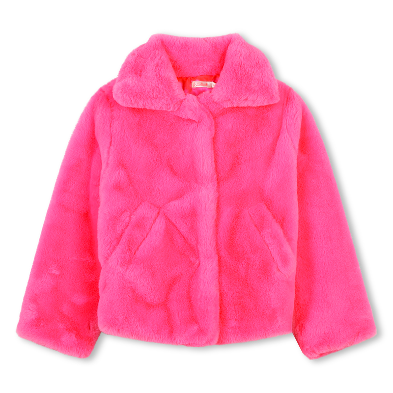 Mantel aus flauschigem Fleece BILLIEBLUSH 
                        GIRL