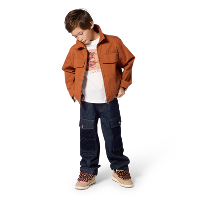 T-Shirt mit kurzen &Auml;rmeln LANVIN BOY