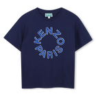 Kurz&auml;rmeliges t-shirt, MITTELALTERLICHES BLAU, hi-res
