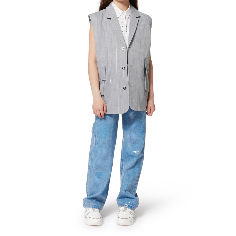 Sneaker aus zwei Materialien DKNY 
                        GIRL