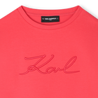 Lang&auml;rmeliges Kleid KARL LAGERFELD KIDS 
                    GIRL