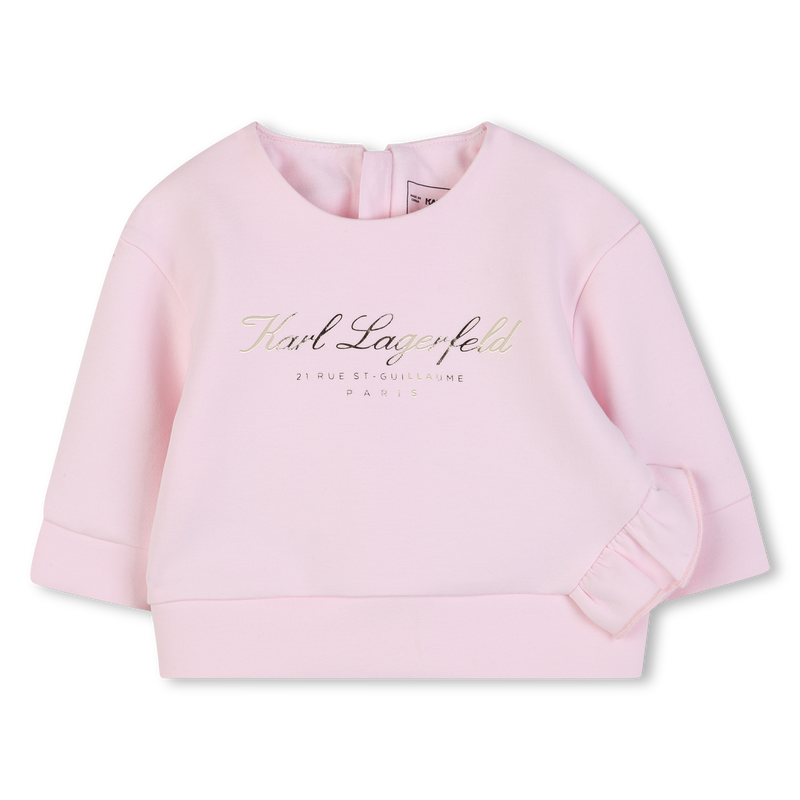 SET AUS SWEATSHIRT UND ROCK KARL LAGERFELD KIDS 
                        GIRL