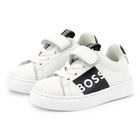 Ledersneaker mit Klettriemen BOSS 
                    BOY