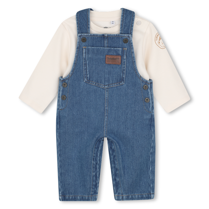 Overall- und T-Shirt-Set TIMBERLAND 
                        JUNGE