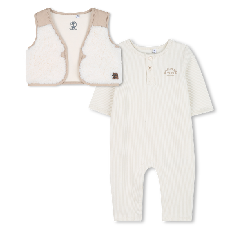 Set aus Jumpsuit und Strickjacke TIMBERLAND 
                        BOY