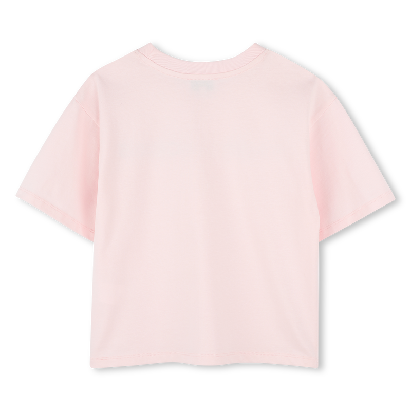 Baumwoll-T-Shirt mit Strass MARC JACOBS 
                        GIRL