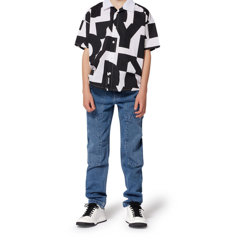 Kurz&auml;rmeliges Hemd DKNY 
                        UNISEX