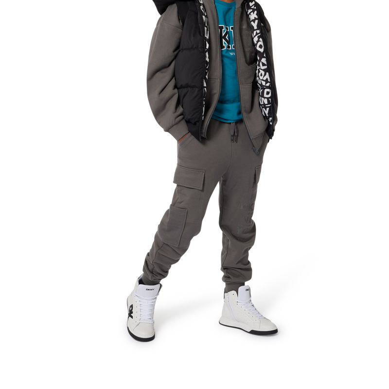 Sweat-Cardigan aus Baumwolle DKNY 
                        BOY
