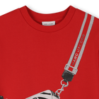 Kleid aus Baumwollfleece MARC JACOBS 
                    GIRL