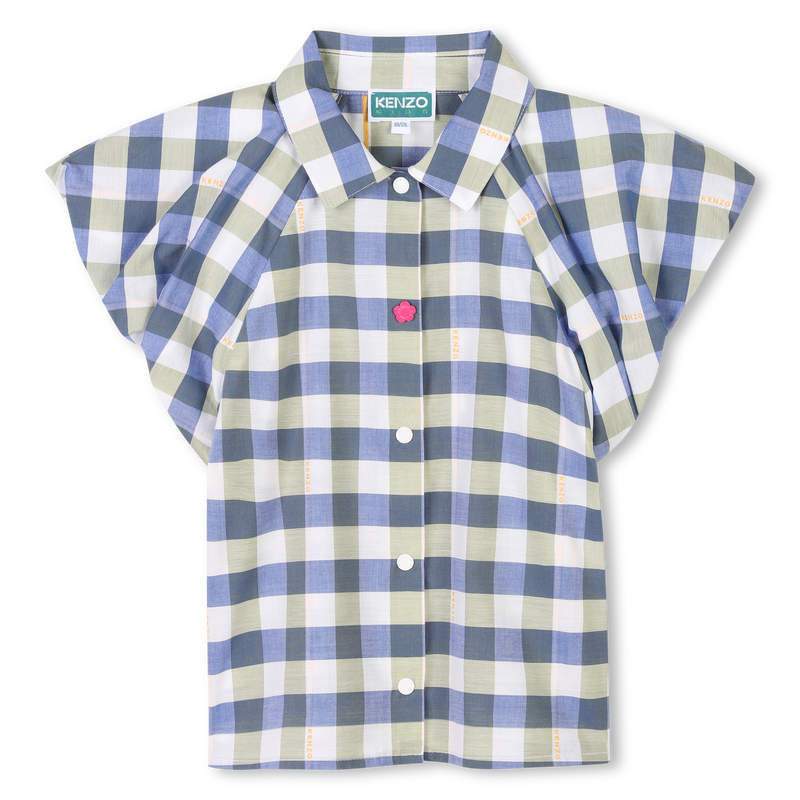 Kurzärmelige Bluse KENZO KIDS 
                        GIRL