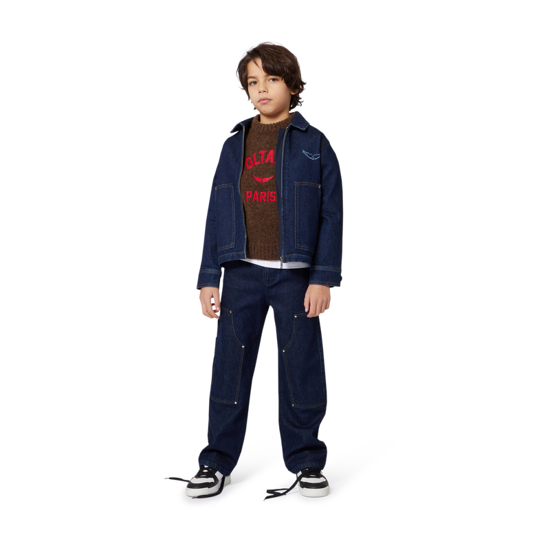 Weite Jeans mit Steppn&auml;hten ZADIG & VOLTAIRE 
                        BOY