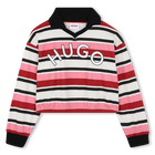Lang&auml;rmeliges Poloshirt HUGO 
                    GIRL