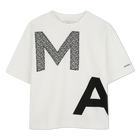 Zweifarbiges Baumwoll-T-Shirt MARC JACOBS 
                    BOY