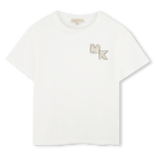 Kurz&auml;rmliges Baumwoll-T-Shirt MICHAEL KORS 
                    GIRL