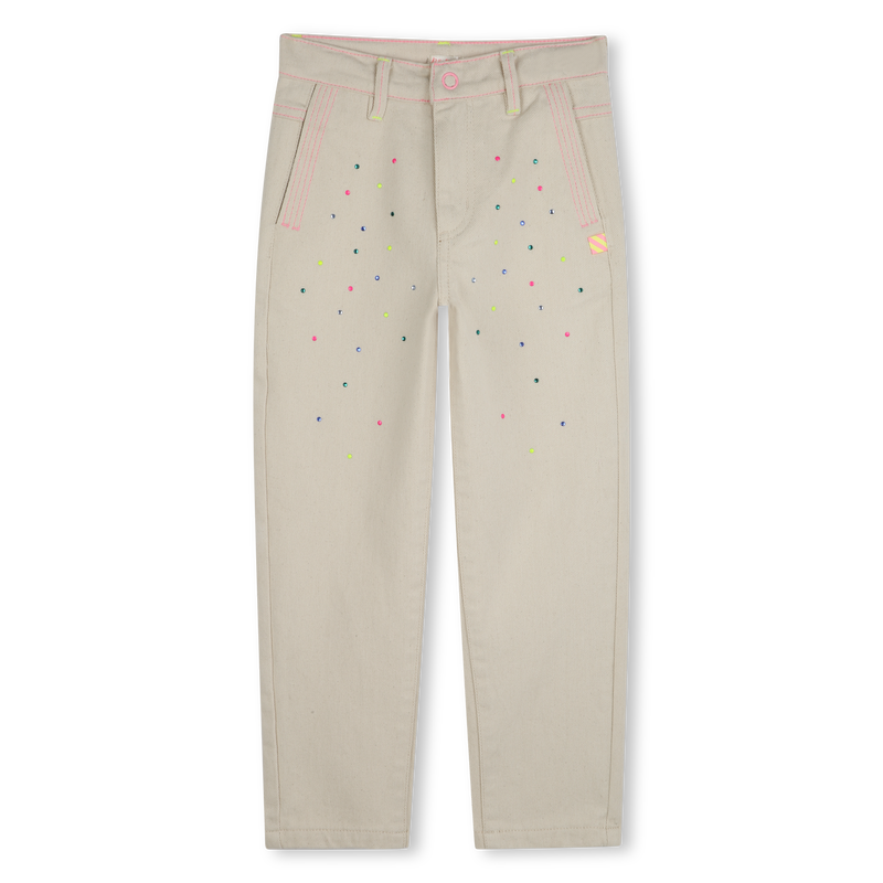 Baumwollhose mit Nieten BILLIEBLUSH 
                        GIRL