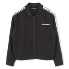 Sweatjacke mit Taschen KARL LAGERFELD KIDS 
                    BOY