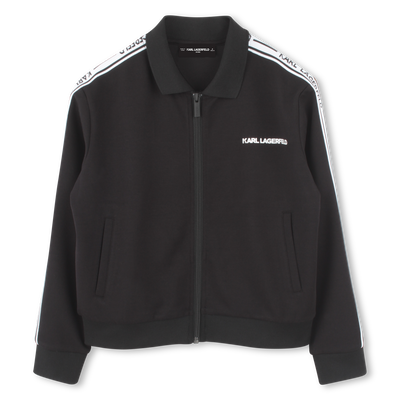 Sweatjacke mit Taschen KARL LAGERFELD KIDS BOY