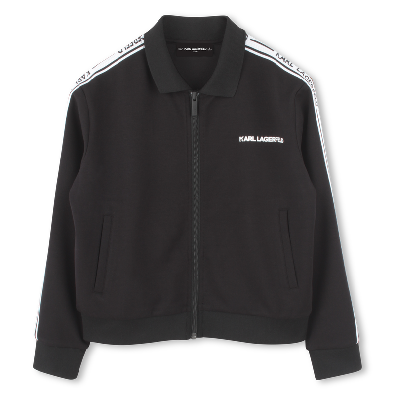 Sweatjacke mit Taschen KARL LAGERFELD KIDS 
                        BOY