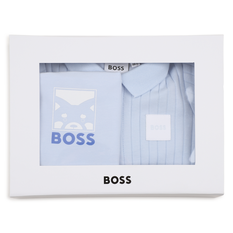 PYJAMA-SET + LATZ + M&Uuml;TZE BOSS 
                        BOY