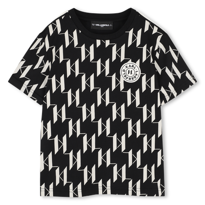 T-Shirt mit kurzen &Auml;rmeln KARL LAGERFELD KIDS BOY