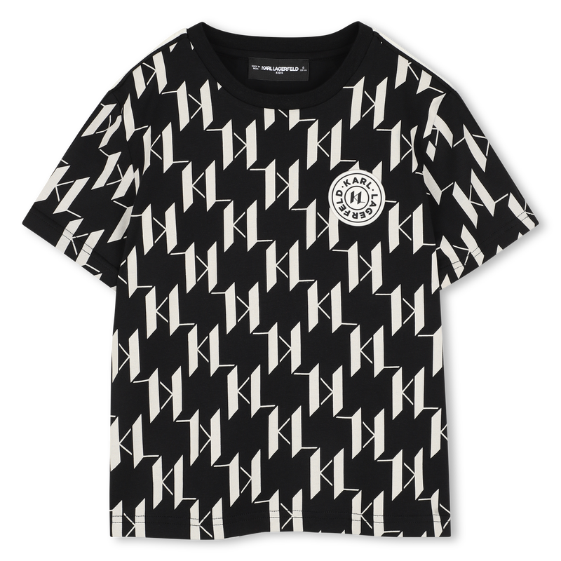 T-Shirt mit kurzen &Auml;rmeln KARL LAGERFELD KIDS 
                        BOY