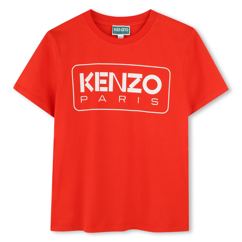 Kurzärmliges Baumwoll-T-Shirt KENZO KIDS 
                        BOY