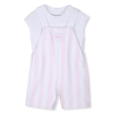 OVERALL + T-SHIRT-SET BOSS GIRL