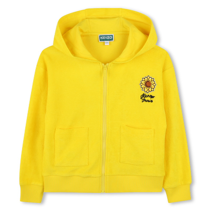 Joggingjacke aus Frottee KENZO KIDS 
                        GIRL