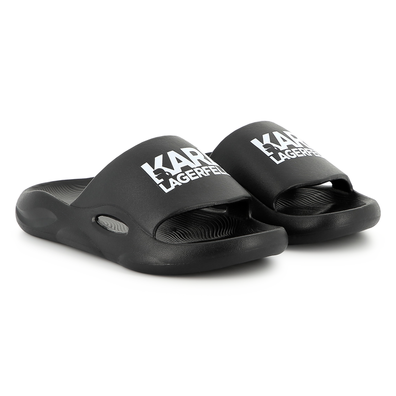 Badeschuhe mit Logo KARL LAGERFELD KIDS 
                        BOY