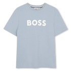 T-Shirt mit kurzen &Auml;rmeln, HIMMELBLAU, hi-res