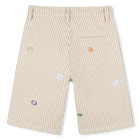 Gestreifte Bermudas mit Badges KENZO KIDS 
                    BOY