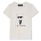 T-Shirt mit kurzen &Auml;rmeln KARL LAGERFELD KIDS 
                    M&Auml;DCHEN