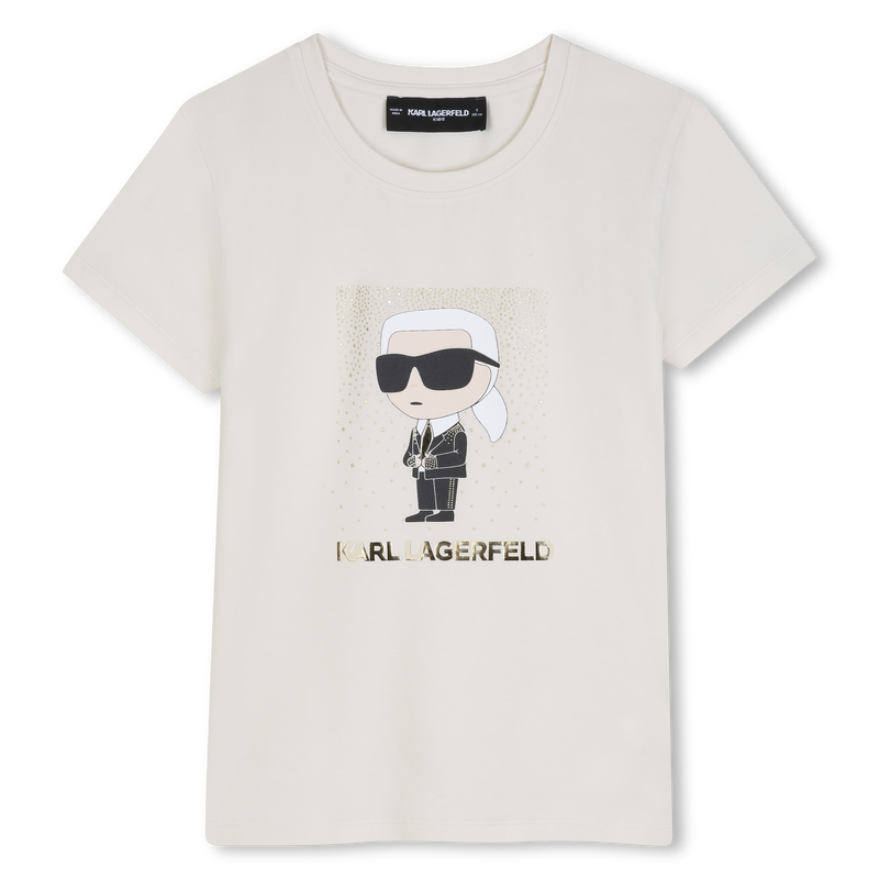 T-Shirt mit kurzen &Auml;rmeln KARL LAGERFELD KIDS 
                        M&Auml;DCHEN