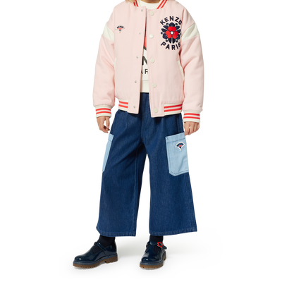 Woll-Jacke mit Stickerei KENZO KIDS GIRL