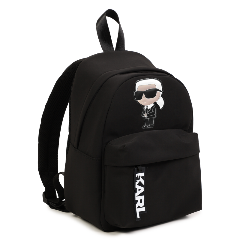 Kleiner Rucksack mit Badge KARL LAGERFELD KIDS 
                        GIRL