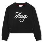 Sweatshirt mit Rundhalsausschnitt HUGO 
                    GIRL